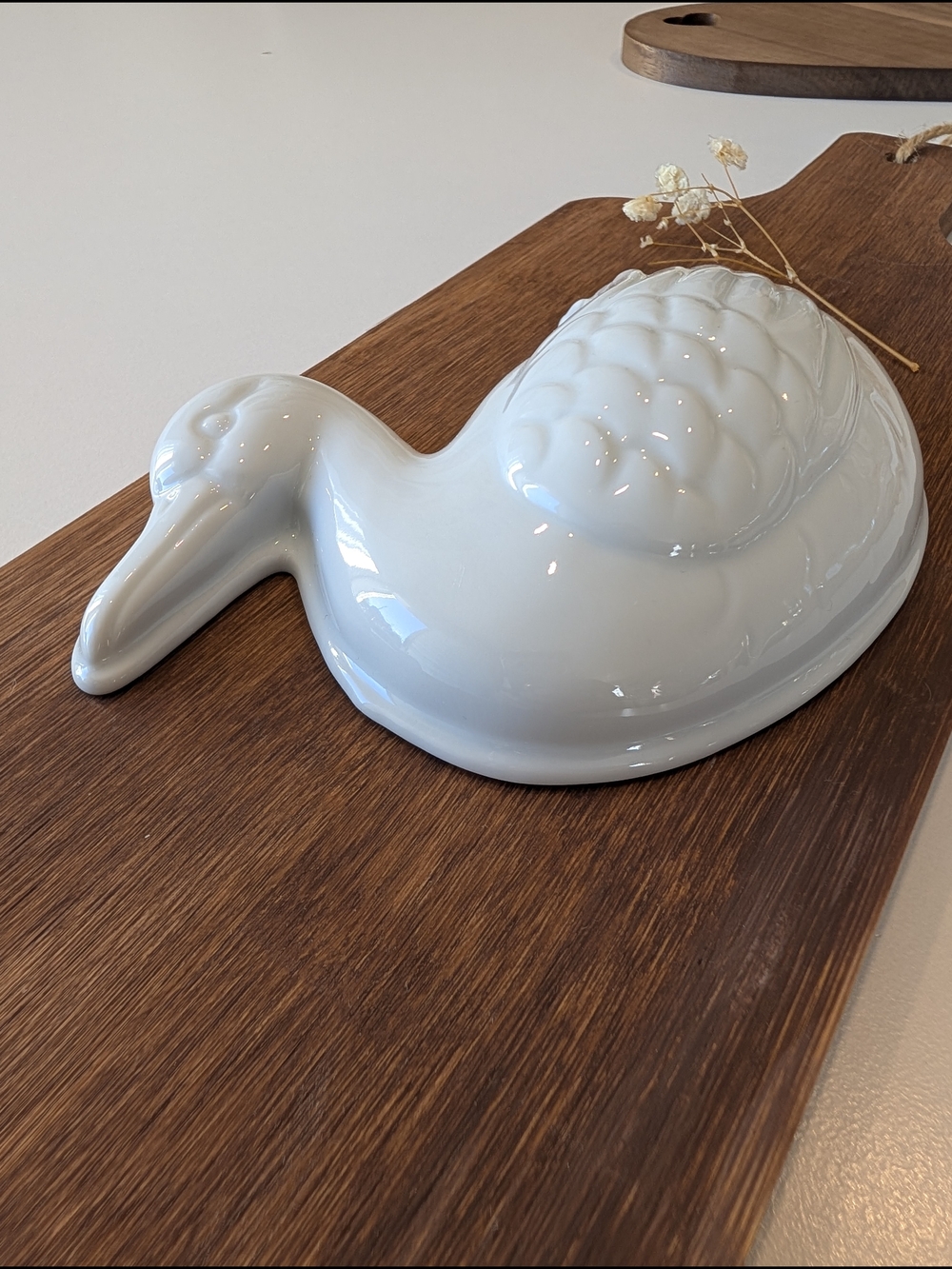 Vintage Ceramic Duck Wall Hanging – Farmhouse Cottagecore Decor - Picture 3 of 5